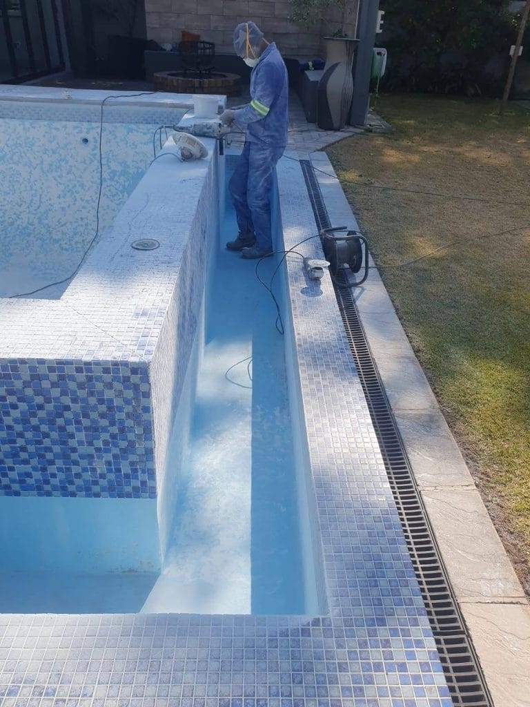 New pool installation in Boksburg by SGS Pool Specialist - view 1