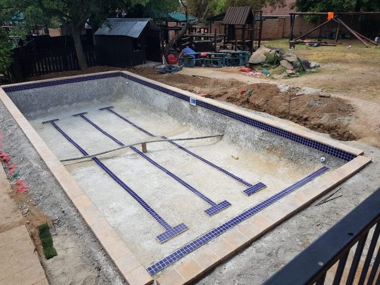 New pool installation at a Fourways college by SGS Pool Specialist - view 2