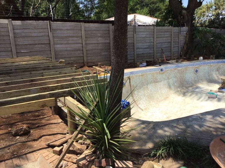 Pool renovation project in Sandringham, Johannesburg by SGS Pool Specialist - view 1